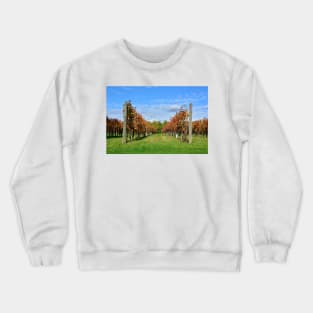 Autumnal Grape Vines Crewneck Sweatshirt